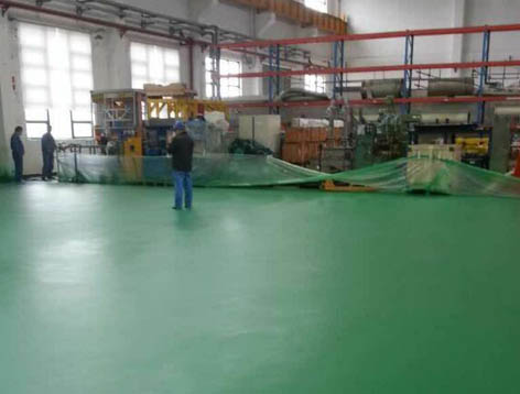 哪里有喷聚脲的施工队(图1) 地坪聚脲喷涂案例